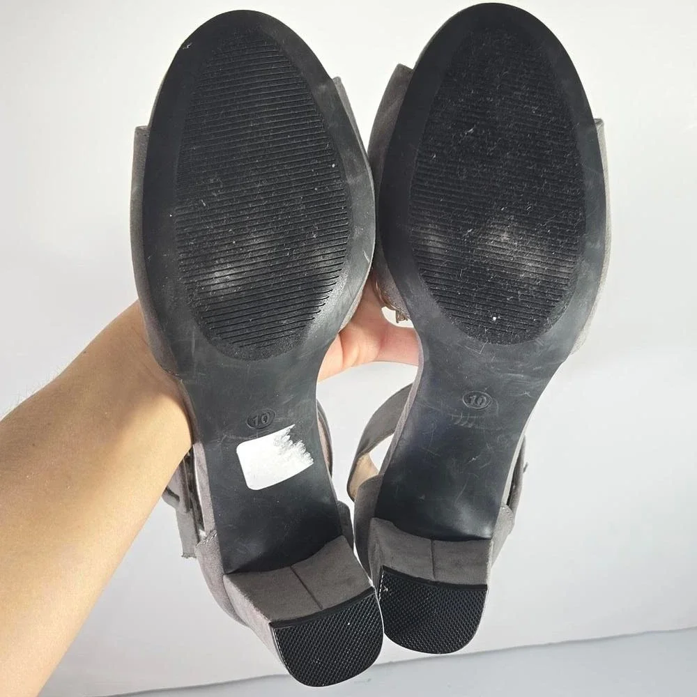 C Comfort‎ Est 1946 shoe Women's Ankle Adjustable Strap Block Heel Size 10M